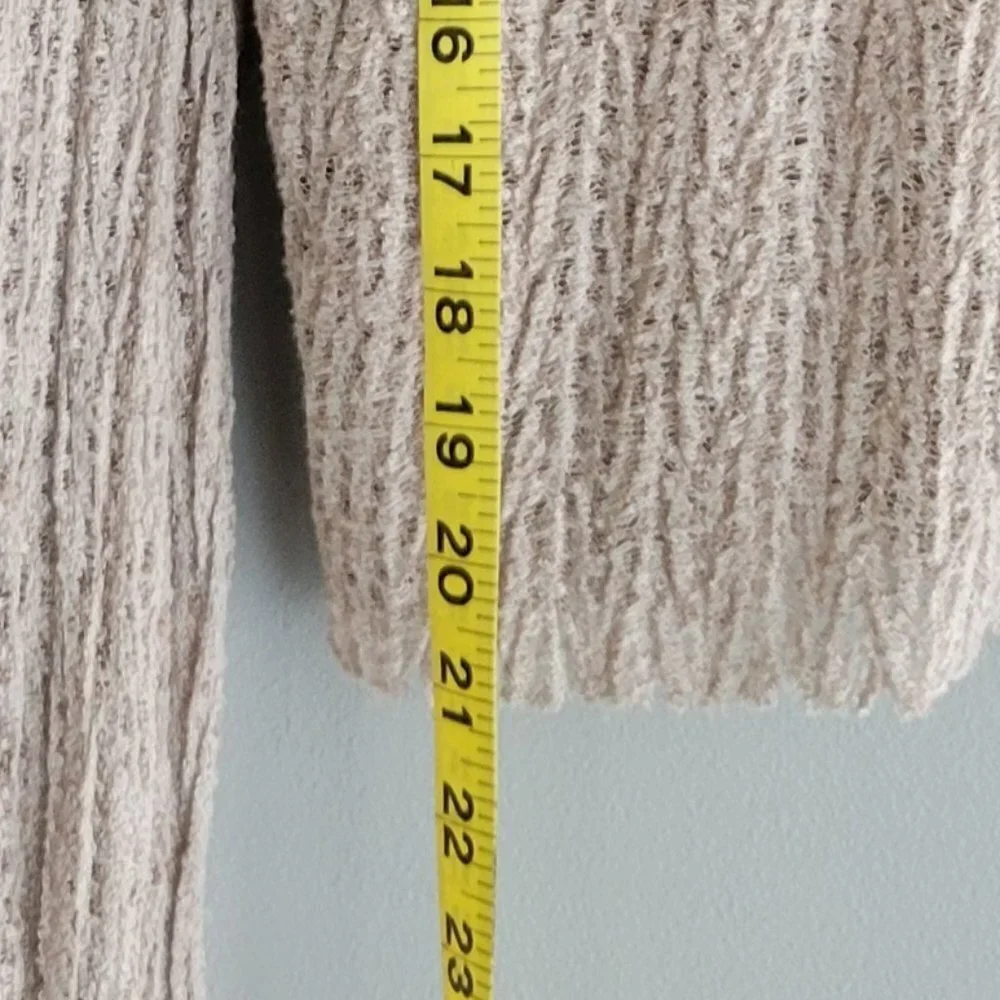 Zara Collection Long Sleeve Lightweight Sheer Sweater Top Size M
